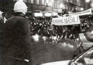 Narodni gaden i Prag 17.11.1989